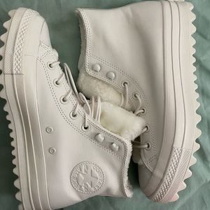 Leather Platform Converse